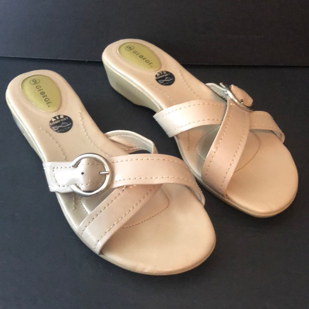 - George sandals size 9 Stephanie air comfort